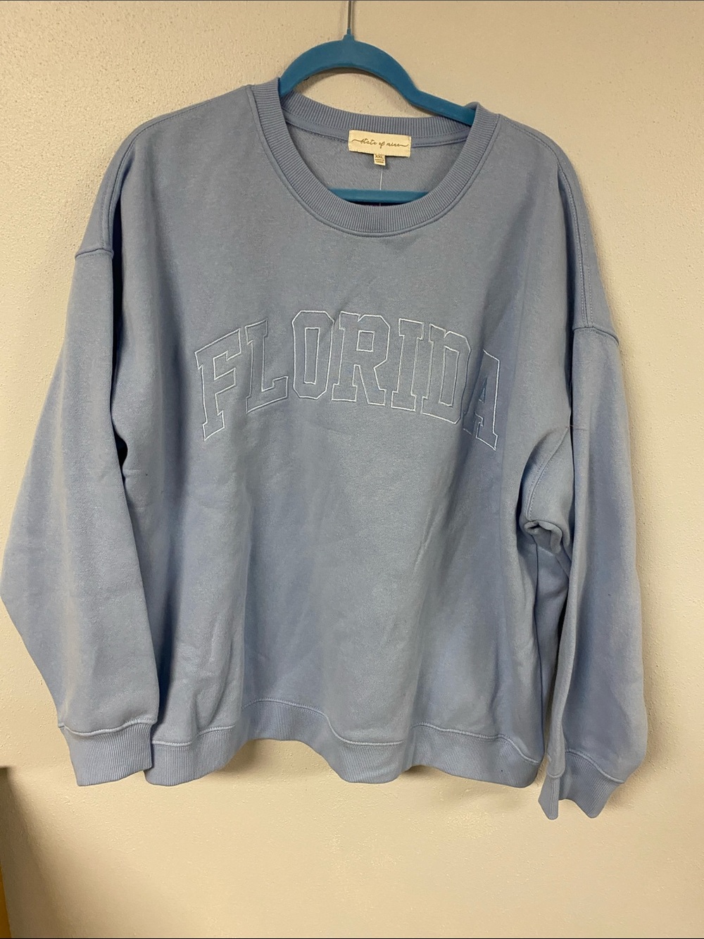 State of Mind Crewneck Sweatshirt - Light Blue